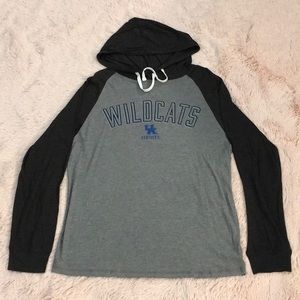 University Of Kentucky Wildcats NCAA Hooded Long Sleeve.